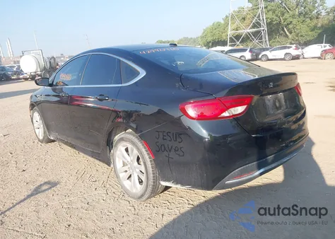 2016 Chrysler 200 Limited z USA, uszkodzony, nr VIN 1C3CCCAB1GN167653